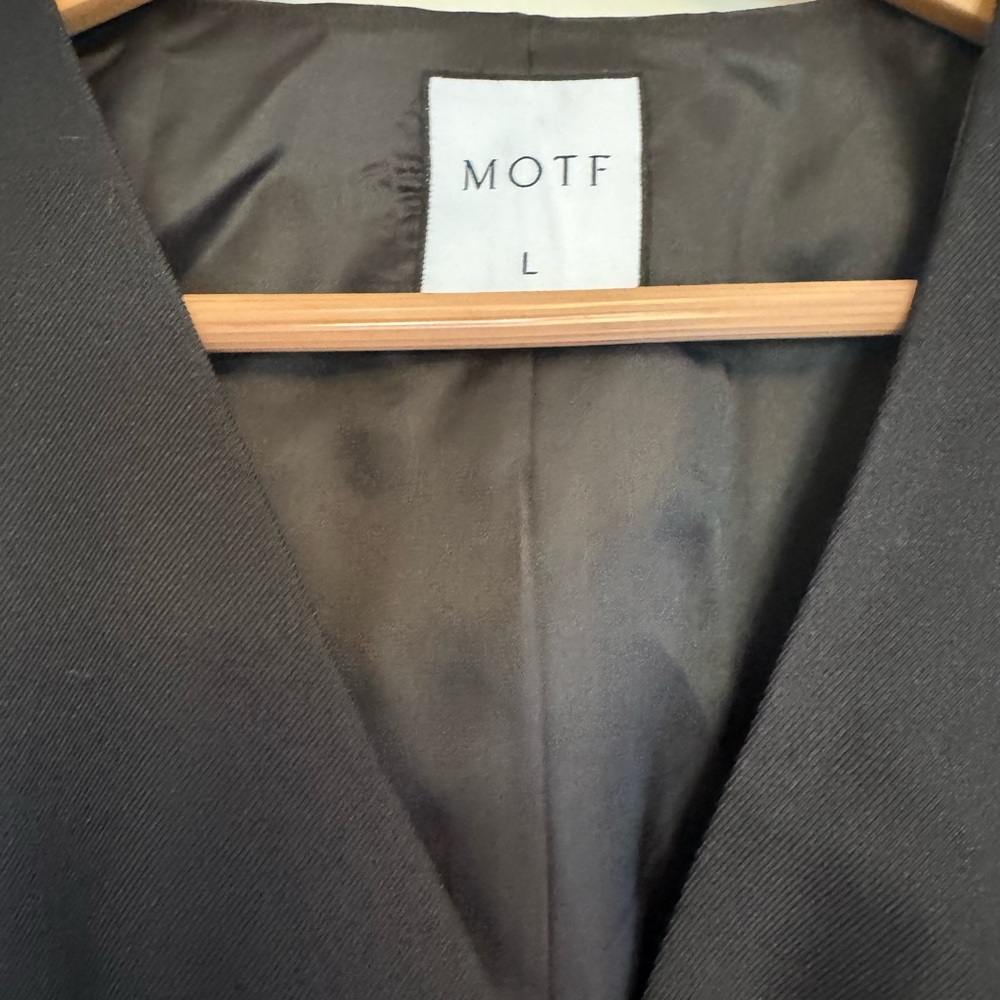 MOTF Elegant Black Vest NWT - Picture 4 of 4
